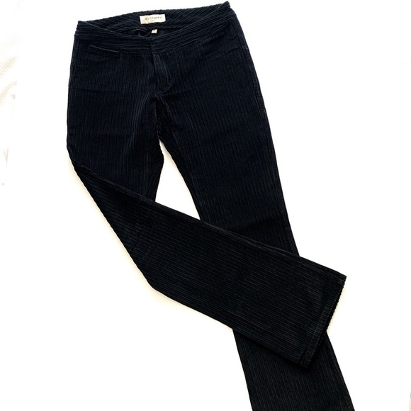 Jill Stuart Wide Cord Jeans Retro Low-Rise Flare 0 - Picture 1 of 13
